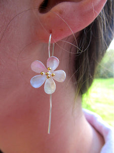 Manuka Flower Drop Earrings - Long