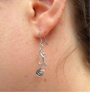 Gecko Earrings